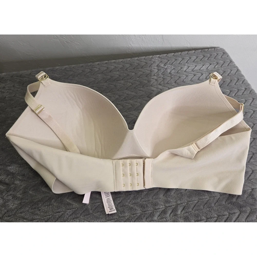 Victoria's Secret Dream Angels Padded No Wire Wireless Bra Beige Nude 40DD